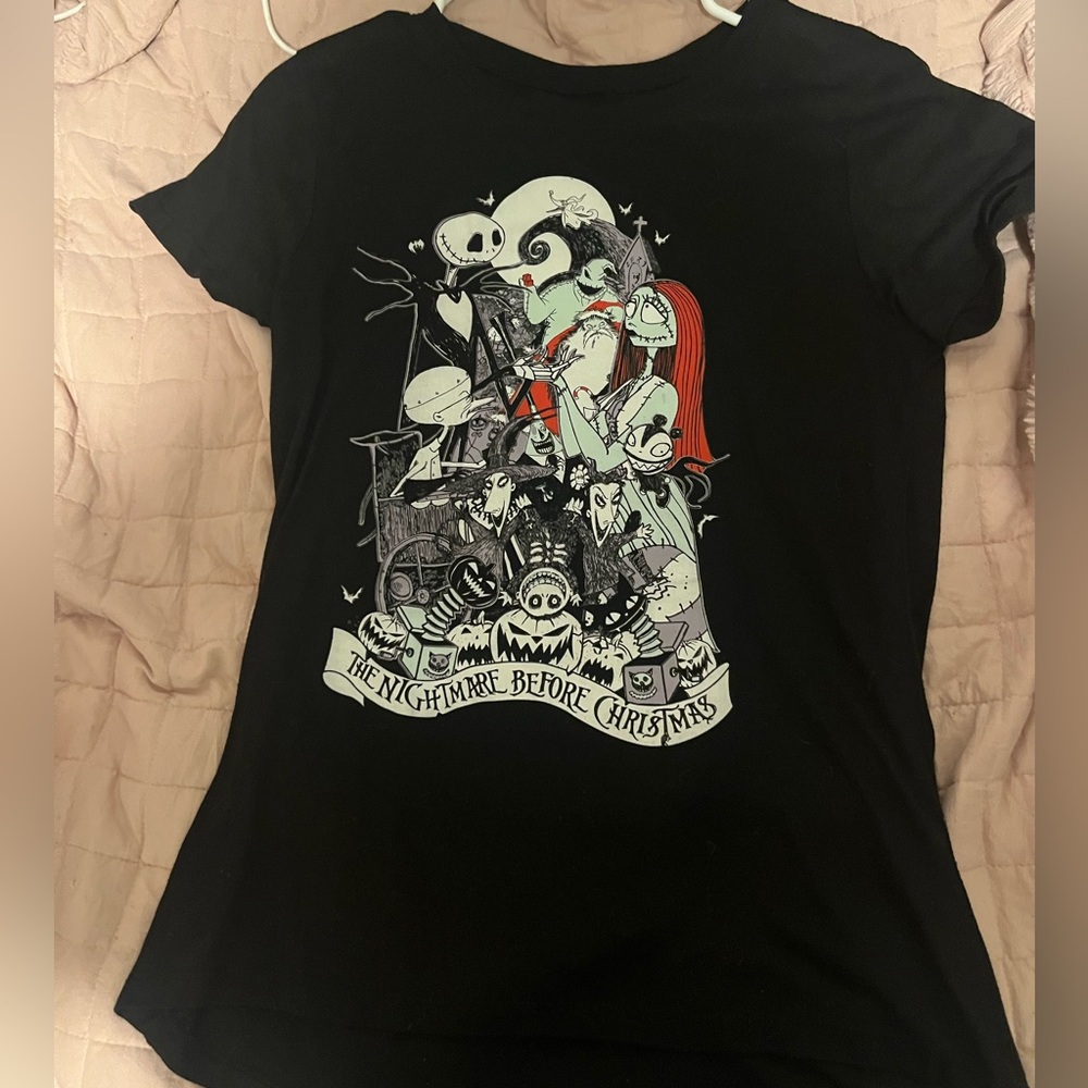 Disney Black Nightmare Before Christmas Tee